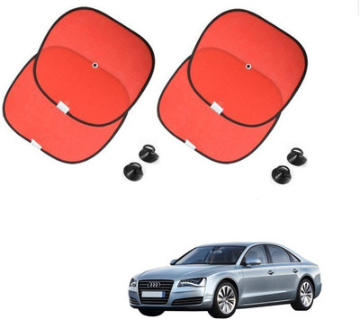 AuTO ADDiCT Side Window Sun Shade For Audi A8(Red)