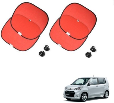 AuTO ADDiCT Side Window Sun Shade For Maruti Suzuki WagonR Stingray(Red)