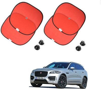 AuTO ADDiCT Side Window Sun Shade For Jaguar F-Pace(Red)