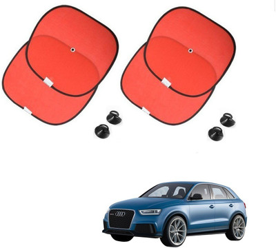 AuTO ADDiCT Side Window Sun Shade For Audi Q3(Red)