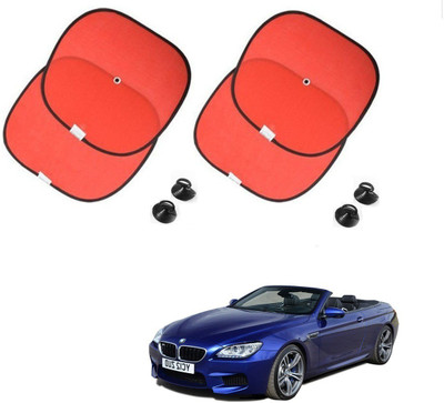AuTO ADDiCT Side Window Sun Shade For BMW 6 Series(Red)