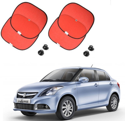 KOZDIKO Side Window Sun Shade For Maruti Suzuki Swift Dzire(Red)
