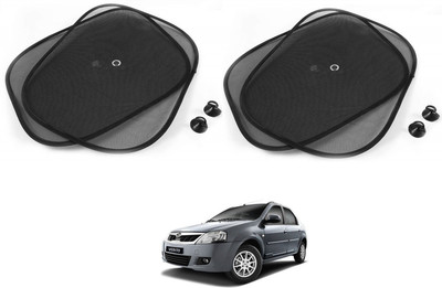 AuTO ADDiCT Side Window Sun Shade For Mahindra Verito(Black)