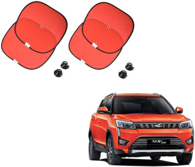AuTO ADDiCT Side Window Sun Shade For Mahindra Range Rover(Red)
