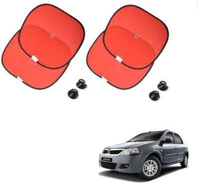 AuTO ADDiCT Side Window Sun Shade For Mahindra Verito(Red)