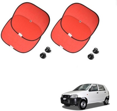 AuTO ADDiCT Side Window Sun Shade For Maruti Suzuki Alto(Red)