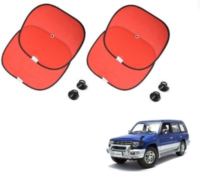 AuTO ADDiCT Side Window Sun Shade For Mitsubishi Pajero(Red)