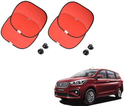 AuTO ADDiCT Side Window Sun Shade For Maruti Suzuki Ertiga(Red)