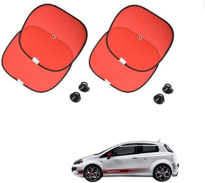 KOZDIKO Side Window Sun Shade For Fiat Abarth Punto(Red)