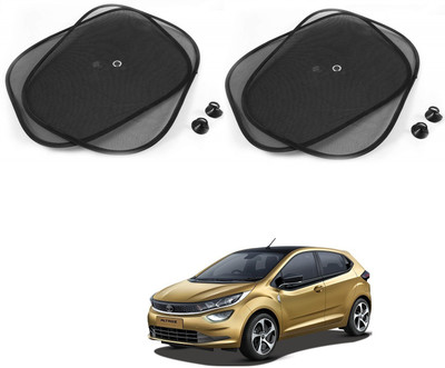 AuTO ADDiCT Side Window Sun Shade For Tata Zica(Black)