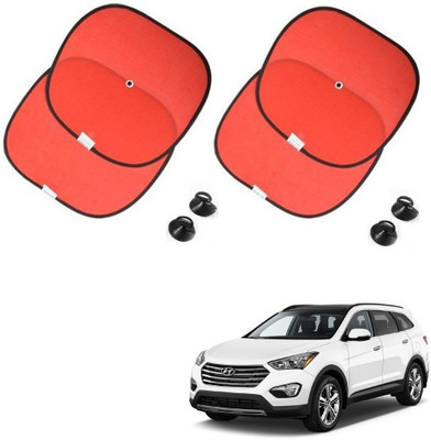 AuTO ADDiCT Side Window Sun Shade For Hyundai SantaFe(Red)