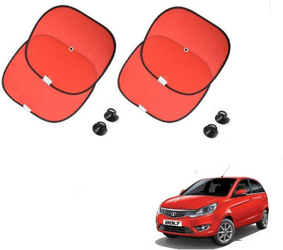AuTO ADDiCT Side Window Sun Shade For Tata Bolt(Red)