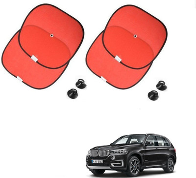 AuTO ADDiCT Side Window Sun Shade For BMW X5(Red)