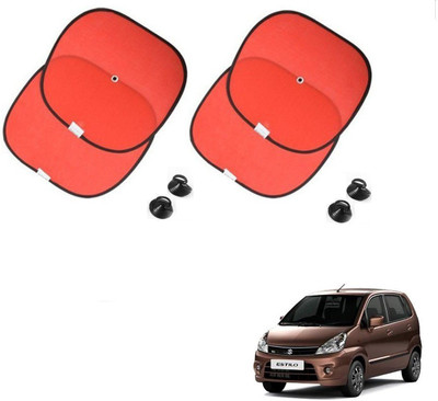 AuTO ADDiCT Side Window Sun Shade For Maruti Suzuki Zen Estilo(Red)