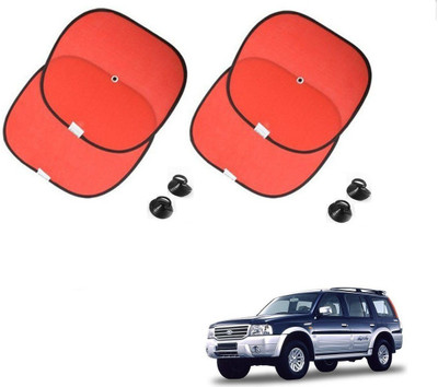 AuTO ADDiCT Side Window Sun Shade For Ford Endeavour(Red)