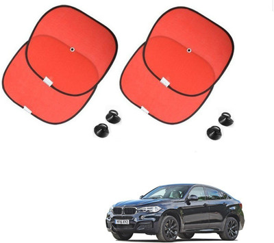 AuTO ADDiCT Side Window Sun Shade For BMW X6(Red)