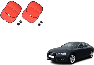 AuTO ADDiCT Side Window Sun Shade For Audi 525i(Red)