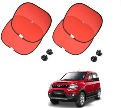 AuTO ADDiCT Side Window Sun Shade For Mahindra Nuvosport(Red)
