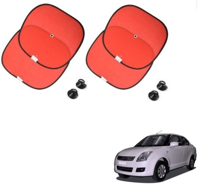 AuTO ADDiCT Side Window Sun Shade For Maruti Suzuki Swift Dzire(Red)