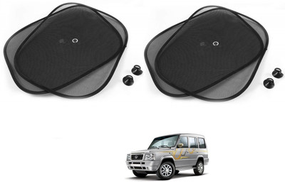 AuTO ADDiCT Side Window Sun Shade For Tata Sumo(Black)