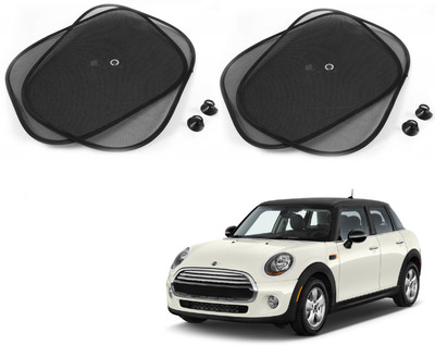 AuTO ADDiCT Side Window Sun Shade For Mini Cooper(Black)