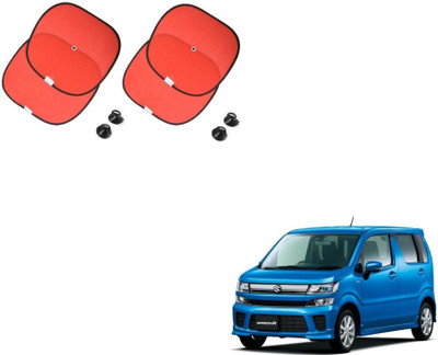 AuTO ADDiCT Side Window Sun Shade For Maruti Suzuki WagonR(Red)