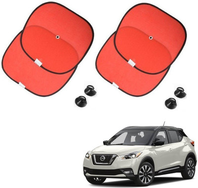 AuTO ADDiCT Side Window Sun Shade For Nissan Kizashi(Red)