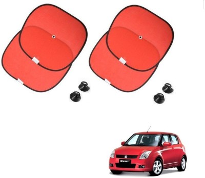 AuTO ADDiCT Side Window Sun Shade For Maruti Suzuki Swift(Red)