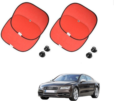 AuTO ADDiCT Side Window Sun Shade For Audi S7(Red)