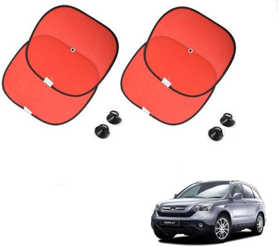 AuTO ADDiCT Side Window Sun Shade For Honda CR-V(Red)