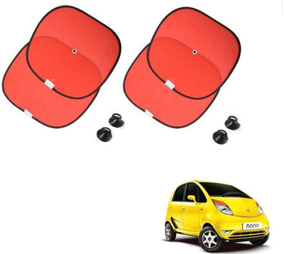 AuTO ADDiCT Side Window Sun Shade For Tata Nano(Red)