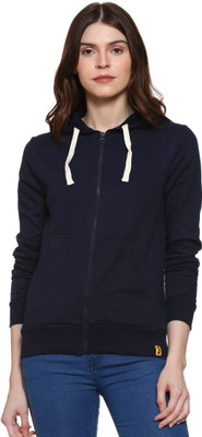 CAMPUS SUTRA Full Sleeve Solid Women Sweatshirt