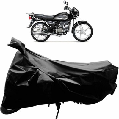 Amozkart Waterproof Two Wheeler Cover for Hero(Splendor, Black)