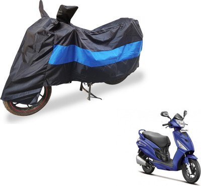 Auto Hub Two Wheeler Cover for Hero(Maestro Edge, Black, Blue)