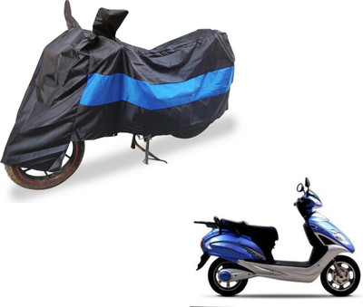 Auto Hub Two Wheeler Cover for Lohia(Fame, Black, Blue)