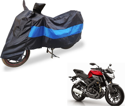 Flipkart SmartBuy Two Wheeler Cover for Suzuki(Gixxer, Black, Blue)