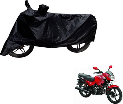 THE REAL ARV Two Wheeler Cover for Hero(Glamour FI, Black)