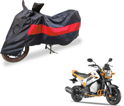 Auto Hub Two Wheeler Cover for Honda(Black, Red)