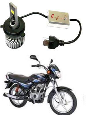 CapeShoppers M3A AC_DC 60W _ 35W_07 Headlight Motorbike LED for Bajaj (35 V, 60 W)(CT 100, Pack of 1)