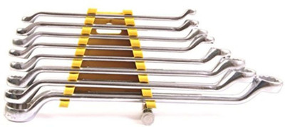 STANLEY 70-394E Matte Finish Shallow Offset BI HXRing Spanner Set Double Sided Box End Wrench(Pack of 8)
