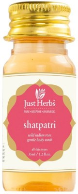 Just Herbs Shatpatri Ayurvedic Rose Gentle Body Wash For Skin Cleansing(35 ml)