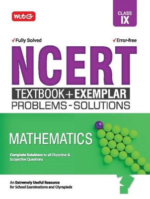 Ncert Text Book+Exemplar Problems-Solutions Mathematics Class 9(English, Paperback, unknown)