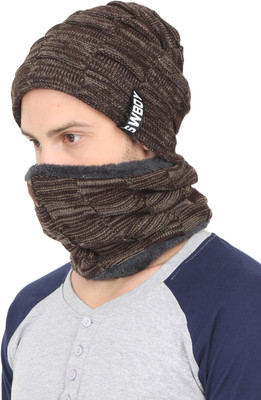 FabSeasons Solid Skull Cap Cap