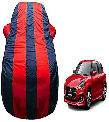 Frap Car Cover For Maruti Suzuki Swift (With Mirror Pockets)(Red, Blue)