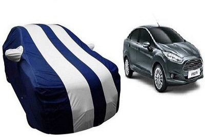 Frap Car Cover For Ford Fiesta (With Mirror Pockets)(White, Blue, For 2017 Models)