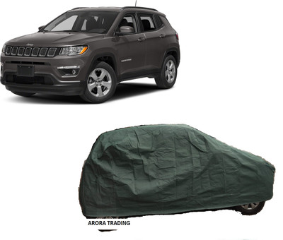 ANLOPE Car Cover For Jeep Compass (Without Mirror Pockets)(Green)