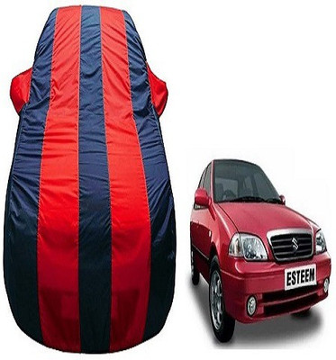 Frap Car Cover For Maruti Suzuki Esteem (With Mirror Pockets)(Red, Blue)