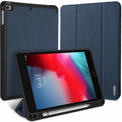 DHAN GTB Flip Cover for Apple ipad mini5 (2019) 7.9" inch, Apple ipad mini 5 (2019) 5th Generation(Blue, Grip Case)