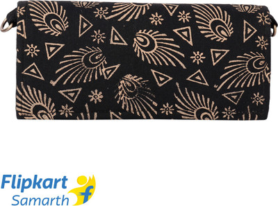 Indha Craft Party, Formal, Casual Black  Clutch