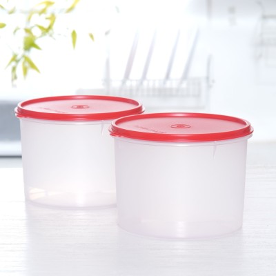 TUPPERWARE Plastic Grocery Container  - 2500 ml(Pack of 2, Red)